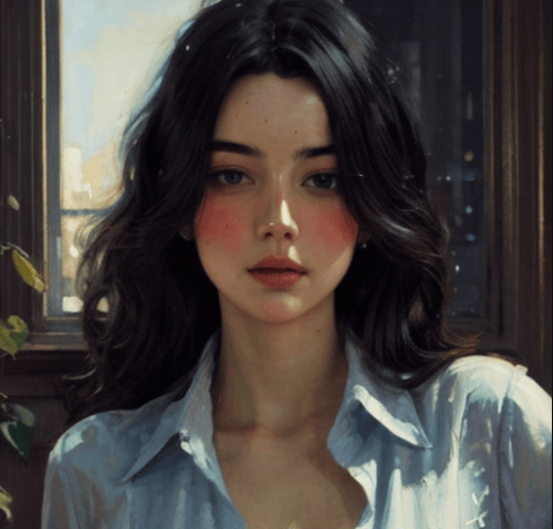 oil painting 油画红颜-HXZ by KD6699 on Tensor.Art