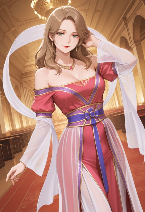 三國志１４・貂蝉コスチューム / Three Kingdoms 14 Chousen (DiaoCh by reprinter on Tensor.Art