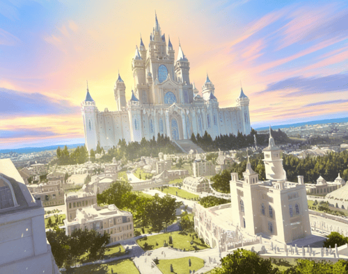 Anime Fantasy Architecture (Buildings) (NoobAI) (AD) by Min on Tensor.Art