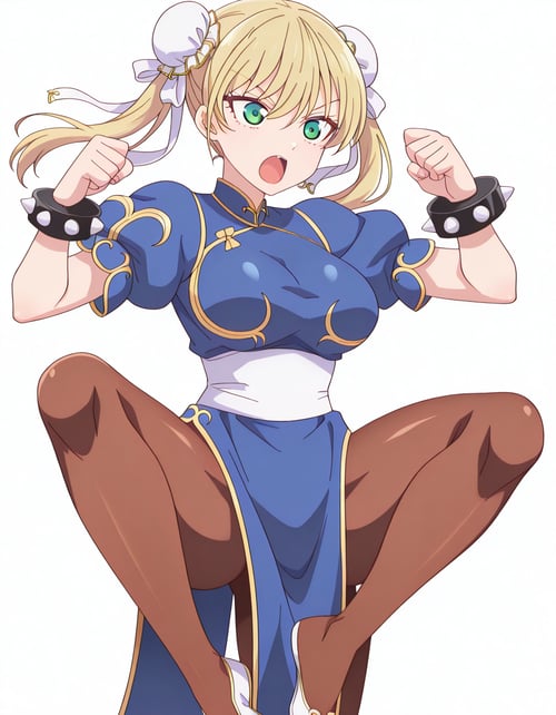 Chun-Li Cosplay (Clothing) - Nochekaiser881 by GleamingBlue on Tensor.Art