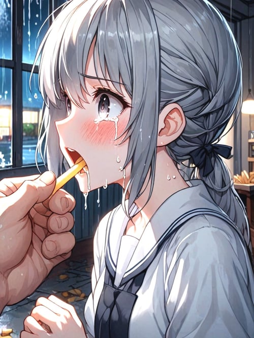girl hate soggy fries by 鬼畫符 on Tensor.Art