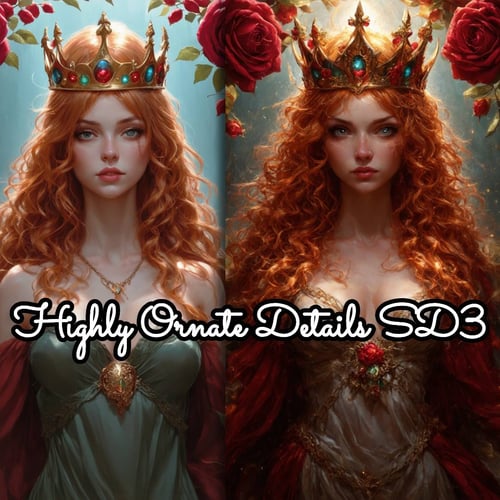 Highly Ornate Details SD3 by Shopon_skp on Tensor.Art