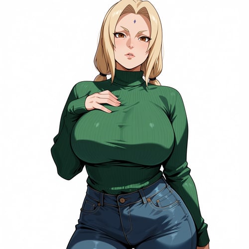 Tsunade (Naruto and Naruto Shippuden) by Hot Anime Girls on Tensor.Art