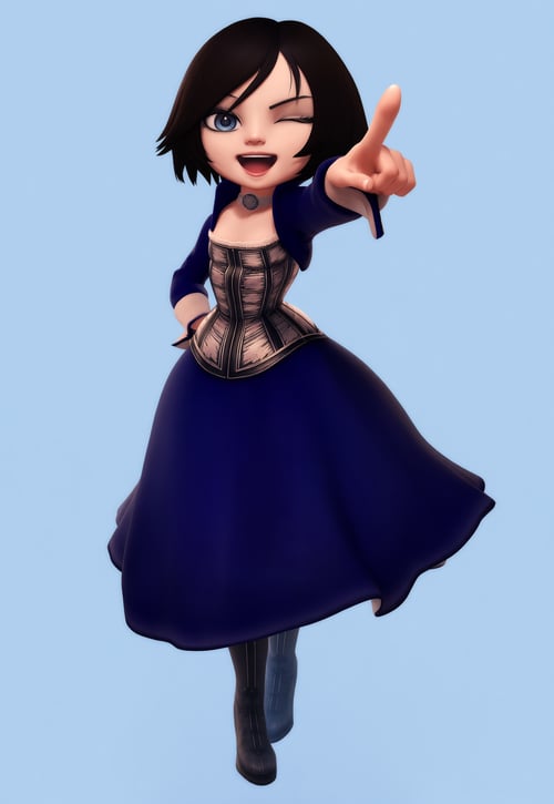 Elizabeth Comstock - BioShock Infinite [ANIMA] by interfusor on Tensor.Art
