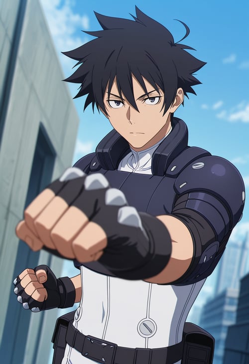 Jirou Azuma-Black Torch by Shjnct on Tensor.Art