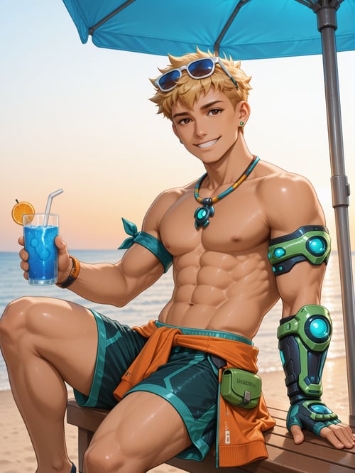 Wuyang (Poolside Skin) | Overwatch by GyakuImpact on Tensor.Art
