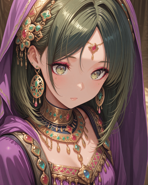 Over-Accessorizing Portrait by user_758259292217423395 on Tensor.Art