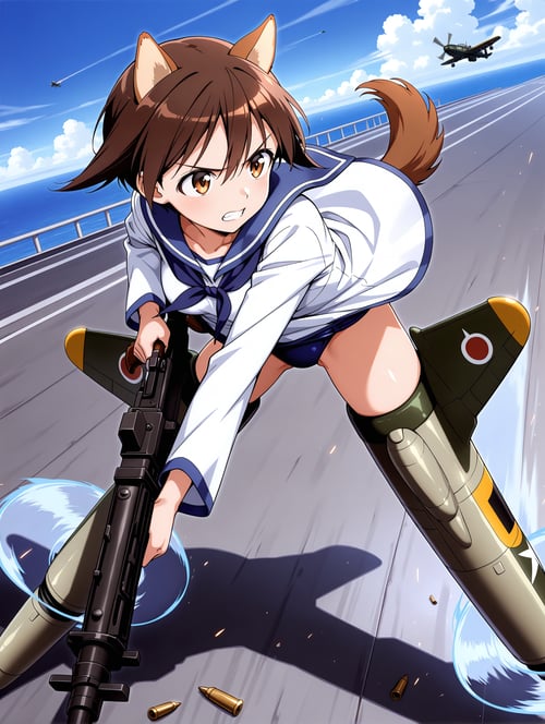 【Illustrious】 宮藤 芳佳 ストライクウィッチーズ (Miyafuji Yoshika) by sg5e3 on Tensor.Art