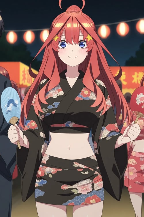 Shadow Blossom Kimono Set by Katori Konoe on Tensor.Art