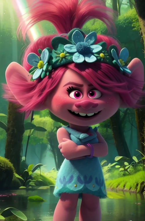 Queen Poppy - Trolls by user_626194652797705098 on Tensor.Art