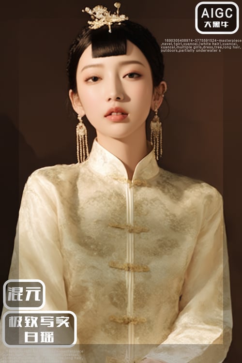 混元极致写实-白瑶 by 大黑牛AI on Tensor.Art