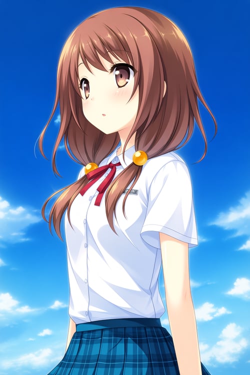 姫城ほたる(この大空に、翼をひろげて)/ Hotaru Himegi (If My Heart Ha by azrakuC on Tensor.Art
