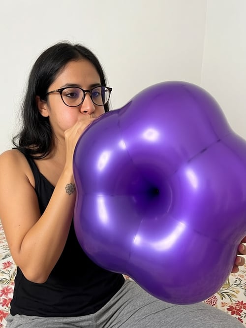 Geo Blossom balloon by Loon_rider on Tensor.Art