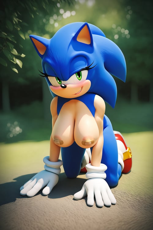 Sonic (Sonic the Hedgehog) - LoRA PonyXL by KillerUwU13_AI on Tensor.Art