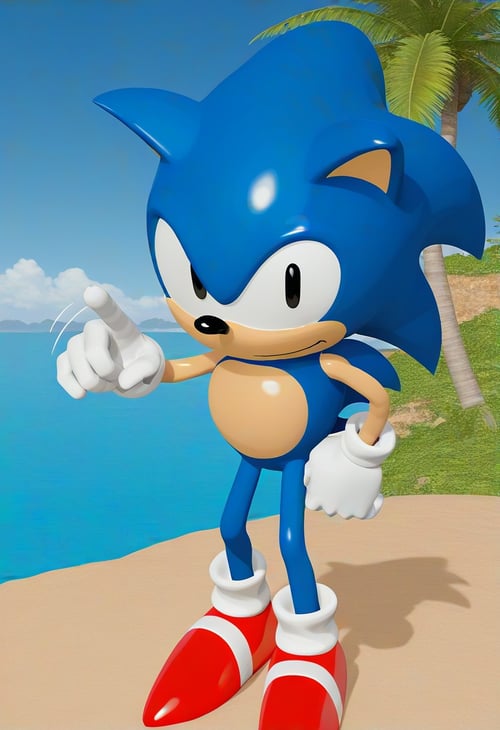 Sonic 3 Title Screen Style by Sonic X on Tensor.Art