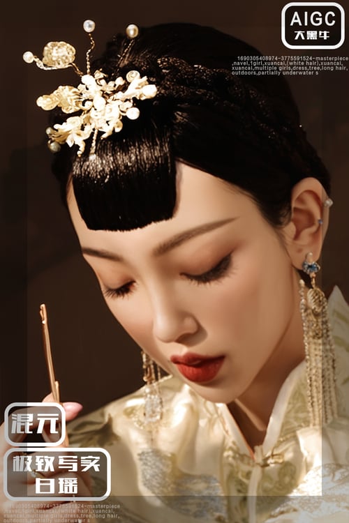 混元极致写实-白瑶 by 大黑牛AI on Tensor.Art