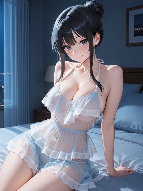 Sexy layered lace lingerie by luxiaoai on Tensor.Art