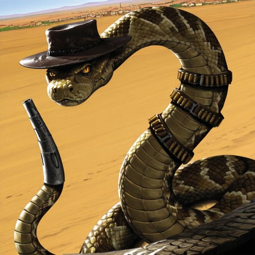 Rattlesnake Jake [RANGO] by Corral on Tensor.Art