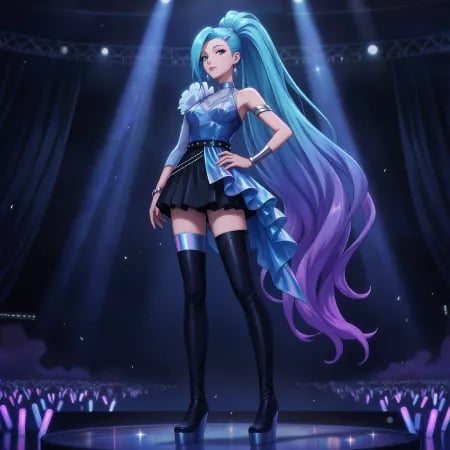Seraphine K/DA ALL OUT SeraphineSuperStar by Carolina on Tensor.Art