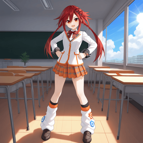 Uzume - Hyperdim. Neptunia (14 Outfits/3 Forms) by Khanykov01 on Tensor.Art