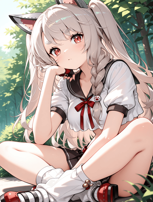 yuudachi(azur lane) 夕立(碧蓝航线) by sk on Tensor.Art