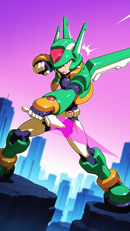 Model H - Megaman ZX Advent by bfai on Tensor.Art