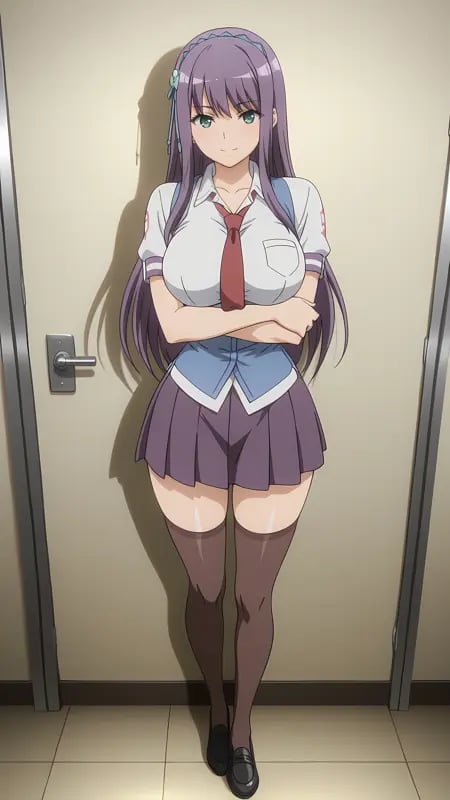 Ayano Yukawa - Yabai! Fukushuu Yami Site - Illustr by RichardxD on Tensor.Art