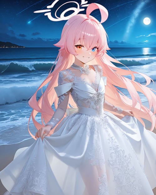 Wedding dress: The Silver Queen by miaomiao on Tensor.Art
