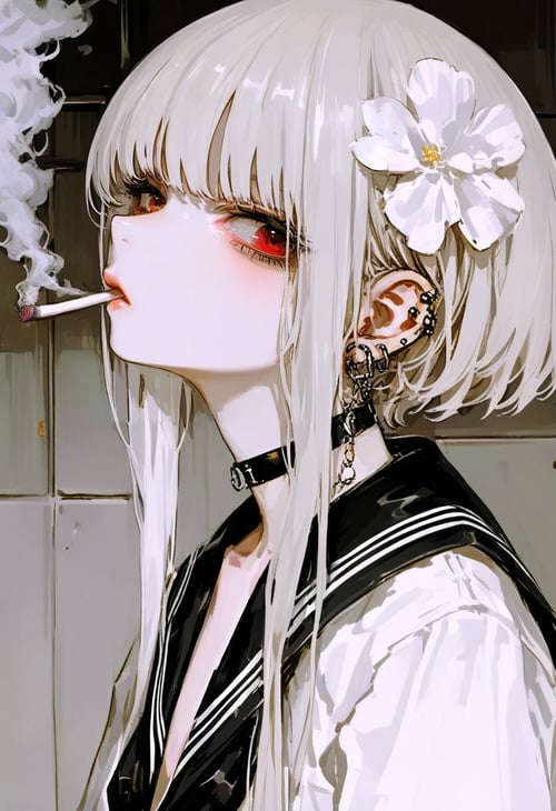 [SDXL] Artist Style: 748cm by silvermoong on Tensor.Art