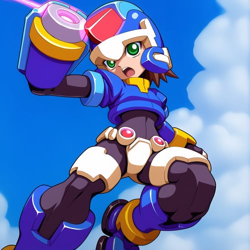 Model X - Mega Man Zx by MightyCrimson on Tensor.Art