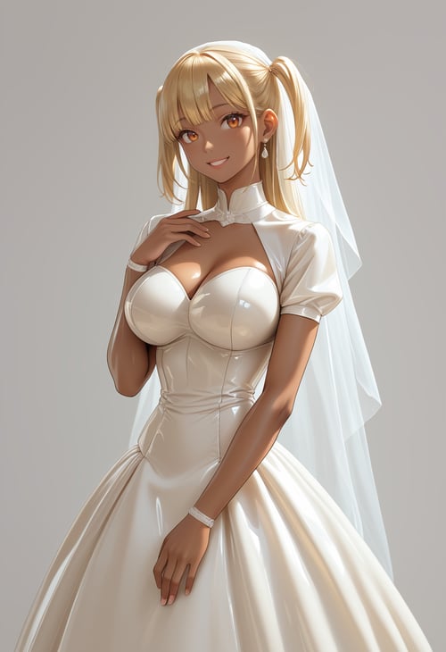 Latex Wedding Dress by miaomiao on Tensor.Art