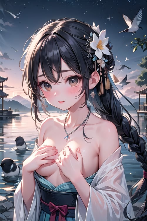 girl like magpie bridge by 鬼畫符 on Tensor.Art
