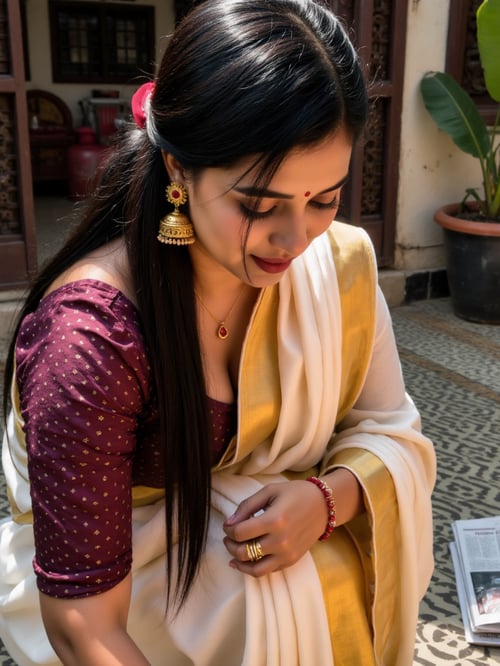 Saree Poses✨💛 by BeuT_Ai on Tensor.Art