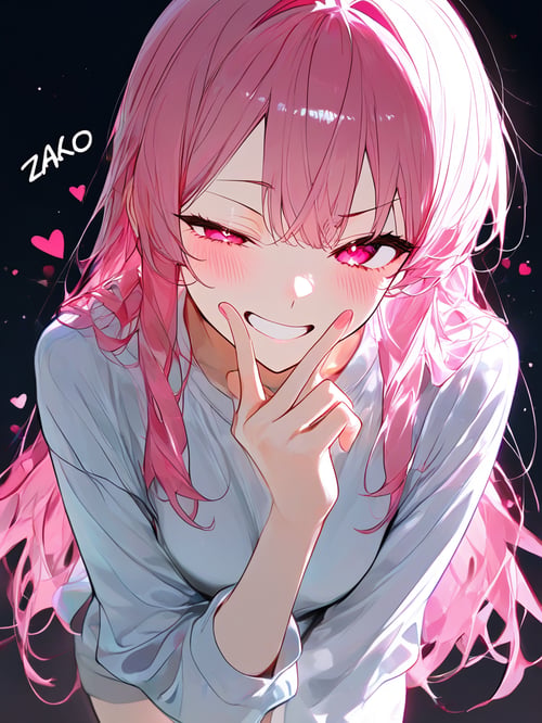 smug face pose / メスガキポーズ by Min on Tensor.Art