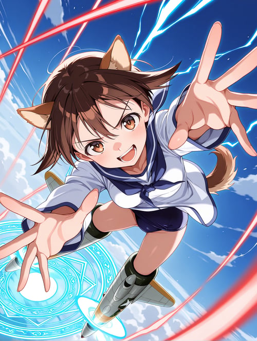【Illustrious】 宮藤 芳佳 ストライクウィッチーズ (Miyafuji Yoshika) by sg5e3 on Tensor.Art