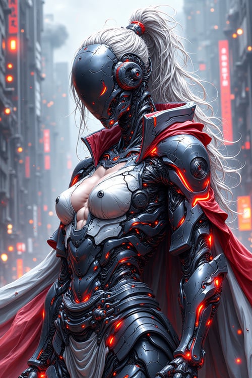 RZMAKER FLUX - Cyborg Girl  by RZMaker on Tensor.Art