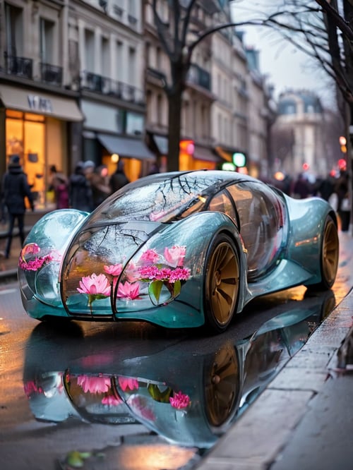 街头的荷花大巴XL by 小资AI画廊 on Tensor.Art