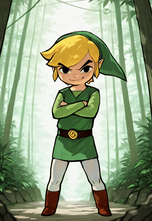 [WIND WAKER] Toon Link - Toon Zelda - Tetra [Illustrious Character + Style LoRA] by booboobaabaa on Tensor.Art