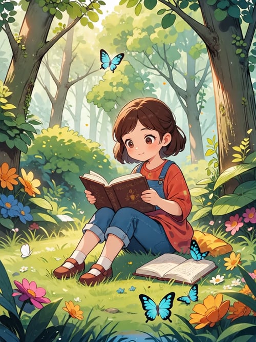 Cartoon comic picture book by Dragon God on Tensor.Art