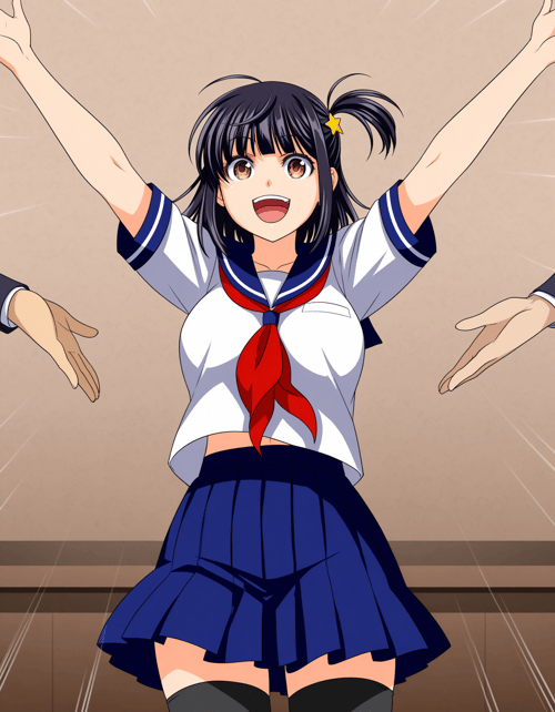 Machiya Kana (DEAD Tube) by Hot Anime Girls on Tensor.Art