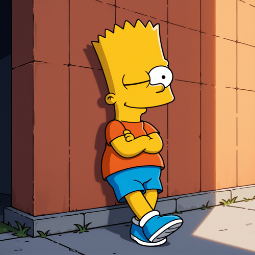 Bart Simpson & Milhouse Van Houten by ShoOmoeru on Tensor.Art