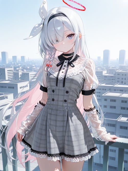 Lace frills short dress 2 by luxiaoai on Tensor.Art