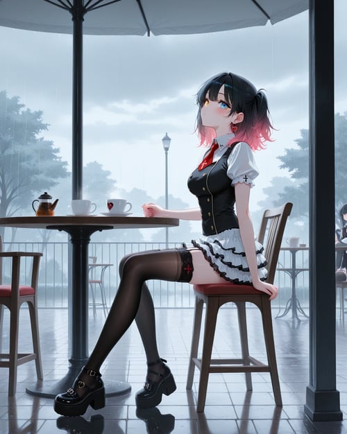 Lace frills short dress 3 by luxiaoai on Tensor.Art