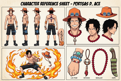 Ace Portgas D by Sylion_Helia27 on Tensor.Art