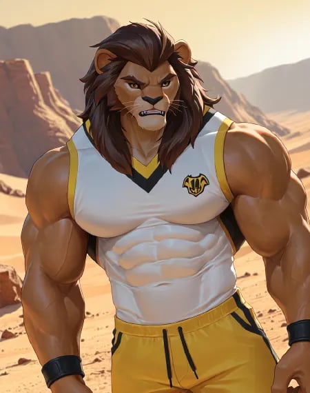 Lionman (Egyxos) (NoobAI) (AD) by user_720431629750874608 on Tensor.Art