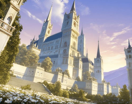 Anime Fantasy Architecture (Buildings) (NoobAI) (AD) by Min on Tensor.Art