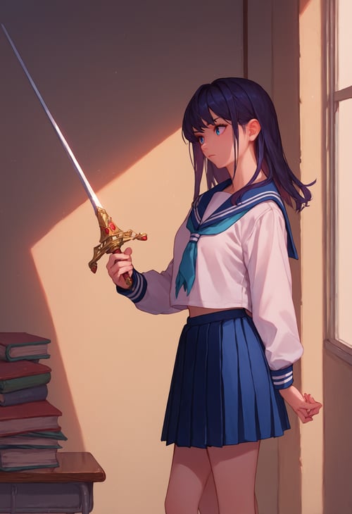 (PonyXL concept) Holding Sword Rapier (slender swords) | レイピア | 持剑 细剑 / 刺剑 / 护手礼剑 by Akiseki on Tensor.Art