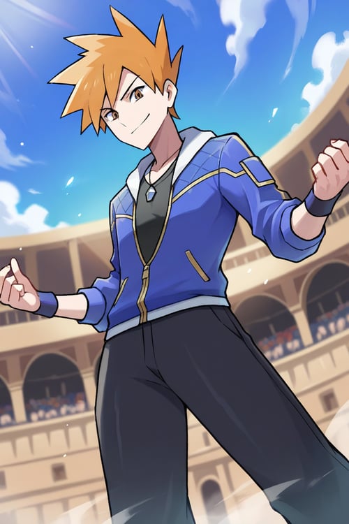 Blue (Pokemon) by IkemenAddictAi on Tensor.Art