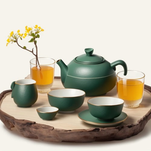 设计-中式茶具-ChineseTeaSet by 师叔 on Tensor.Art