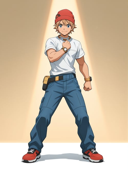 Nate (Male Protagonist) | Pokemon Battle Revolutio by GyakuImpact on Tensor.Art
